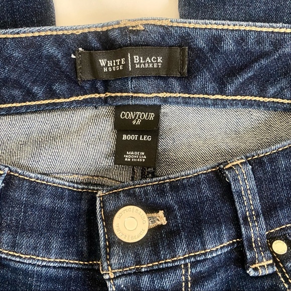 WHBM Boot Leg Jeans 4R - Picture 5 of 8